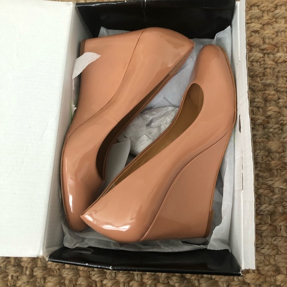 J. Crew Factory Shoes - J. Crew Sylvia Patent Wedge
